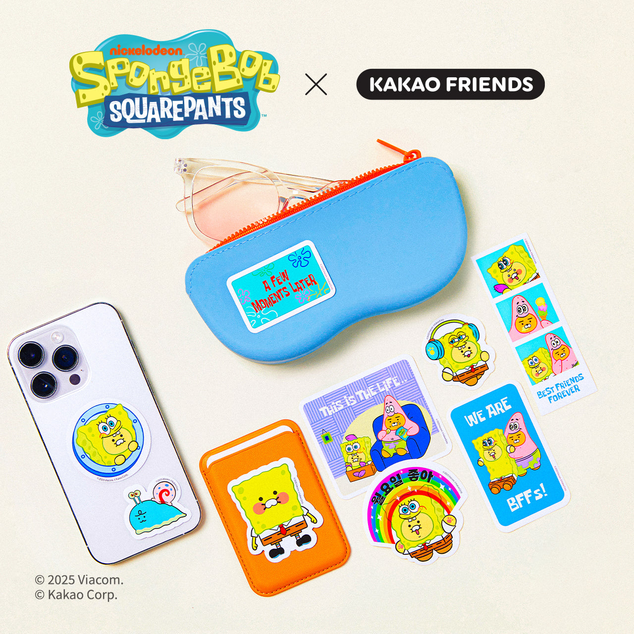 SpongeBobXFriends Sticker Friends - Official Kakao Friends merchandise | Koolseoul
