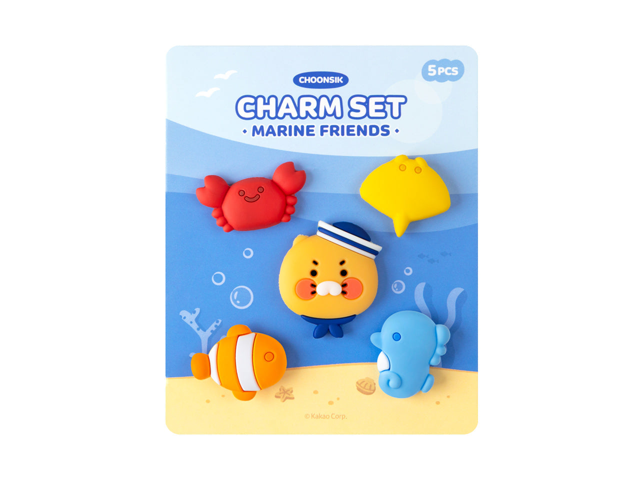 Chunsik Set 5P Shoelace Charm - Official Kakao Friends merchandise | Koolseoul