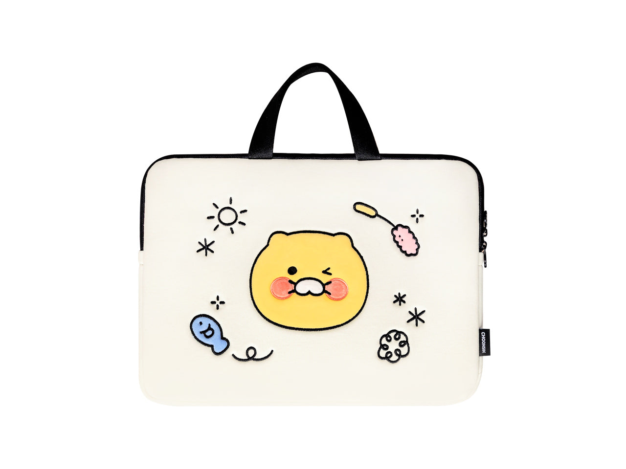 Chunsik Notebook Pouch 13 Laptop Sleeve - Authentic Kakao Friends from Korea | Koolseoul