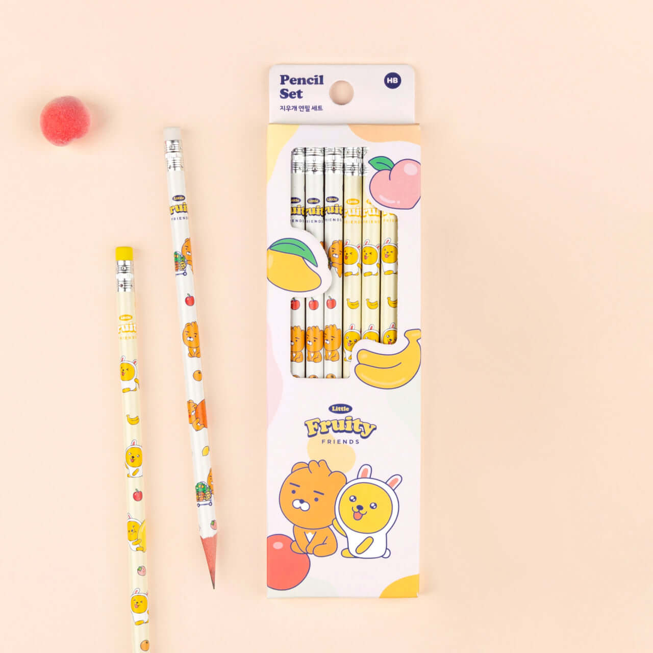 Kakao Friends Little Ryan Pencil Set Set