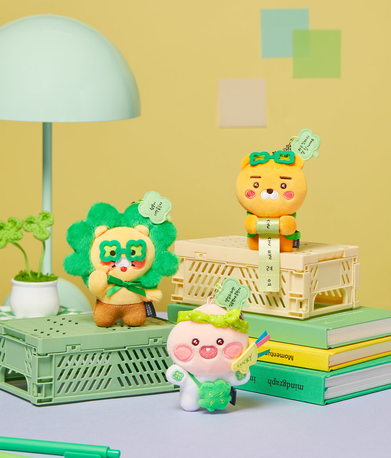 Keychain Plush Ryan - Official Kakao Friends merchandise | Koolseoul
