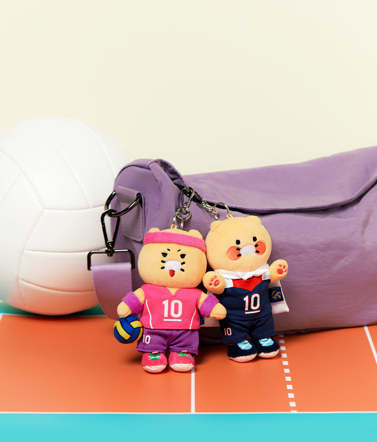 XFriends Keychain Plush Chunsik - Korean kawaii Kakao Friends | Koolseoul