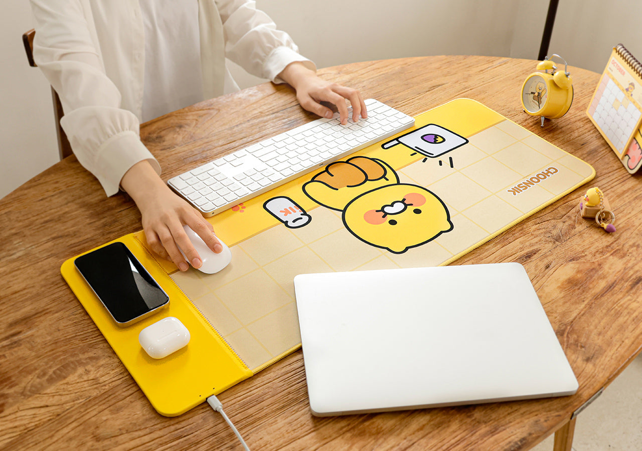 Yellow Mouse Pad - Korean kawaii Kakao Friends | Koolseoul