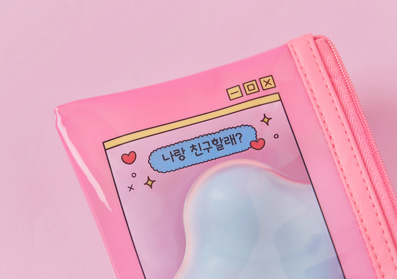 TransparentPochette Pouch - Korean kawaii Kakao Friends | Koolseoul