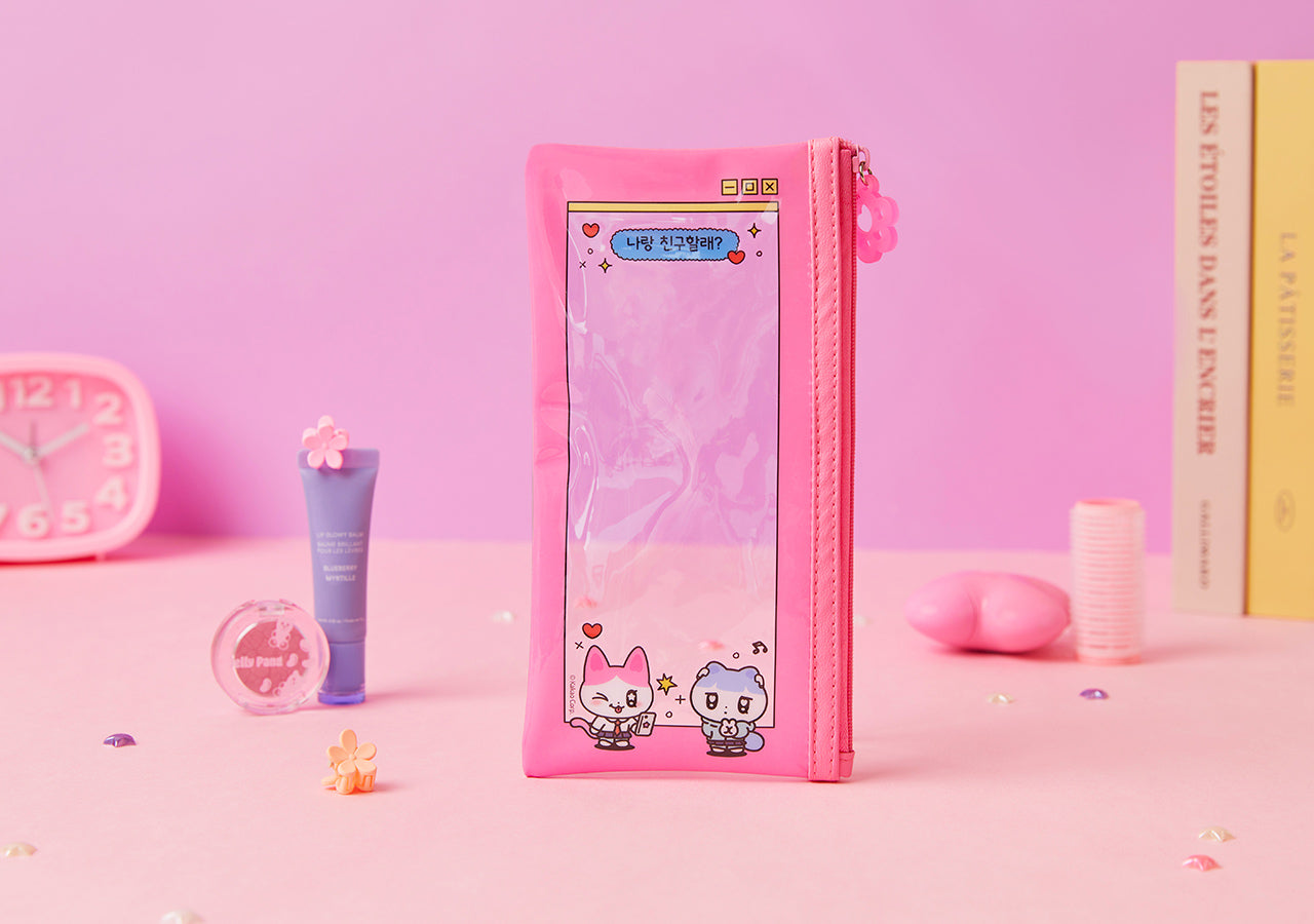 TransparentPochette Pouch - Official Kakao Friends merchandise | Koolseoul