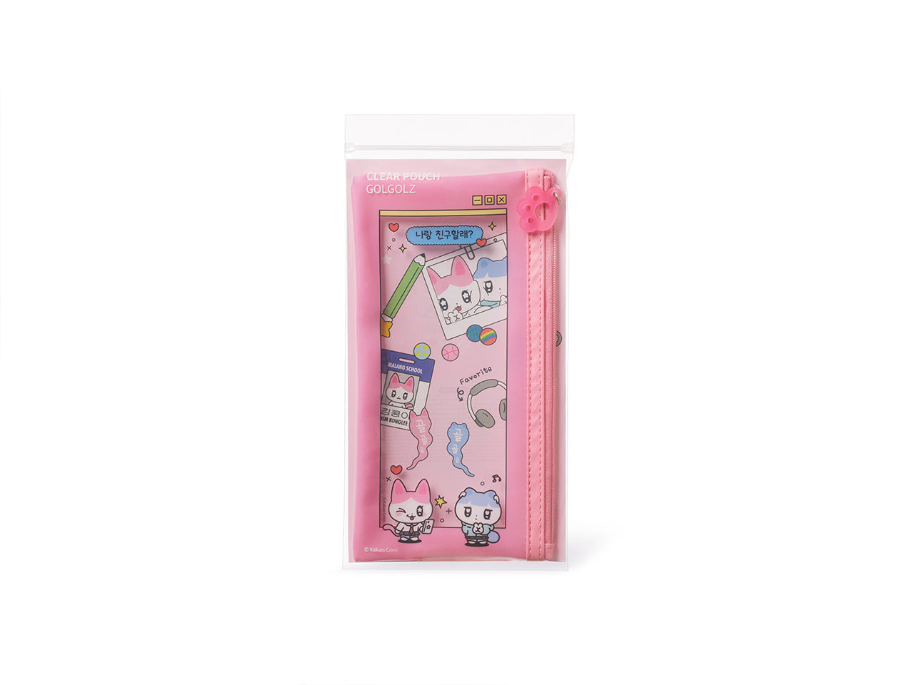 TransparentPochette Pouch - Official Kakao Friends merchandise | Koolseoul