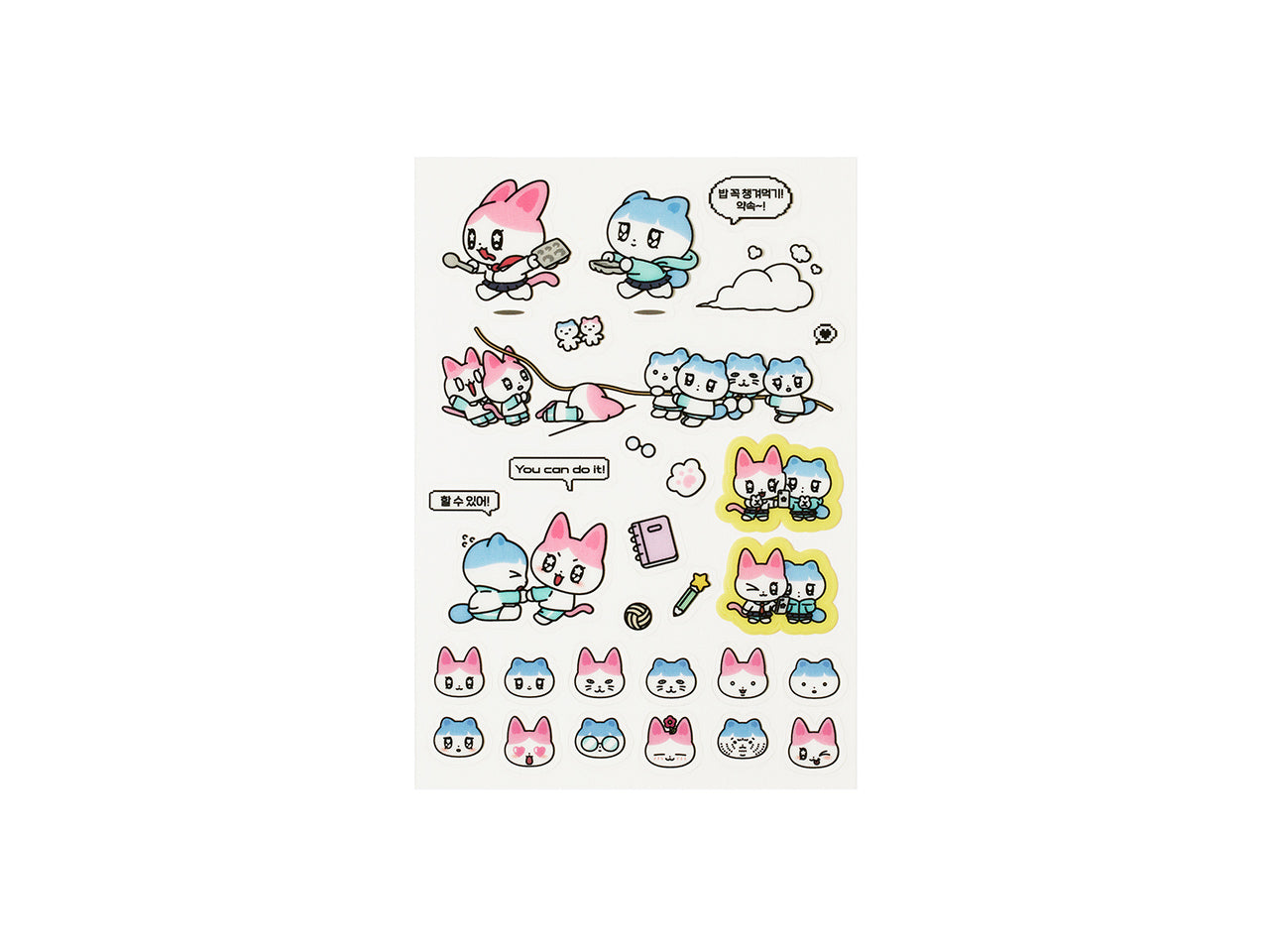 TransparentAutocollant Rose Sticker - Authentic Kakao Friends from Korea | Koolseoul