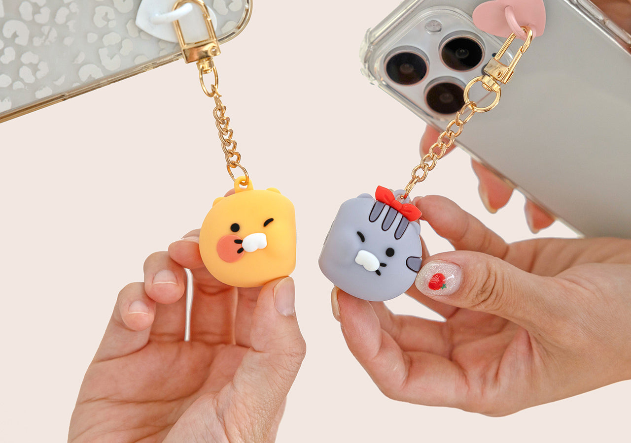 Chunsik Figurine Magnet Keychain Set - Korean kawaii Kakao Friends | Koolseoul