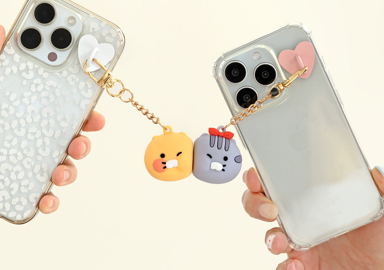 Chunsik Figurine Magnet Keychain Set - Official Kakao Friends merchandise | Koolseoul