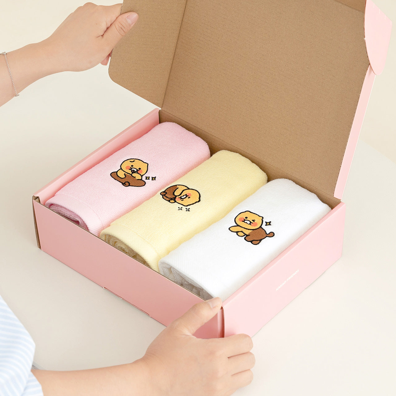 Chunsik Towel Set 3P Serviette - Authentic Kakao Friends from Korea | Koolseoul