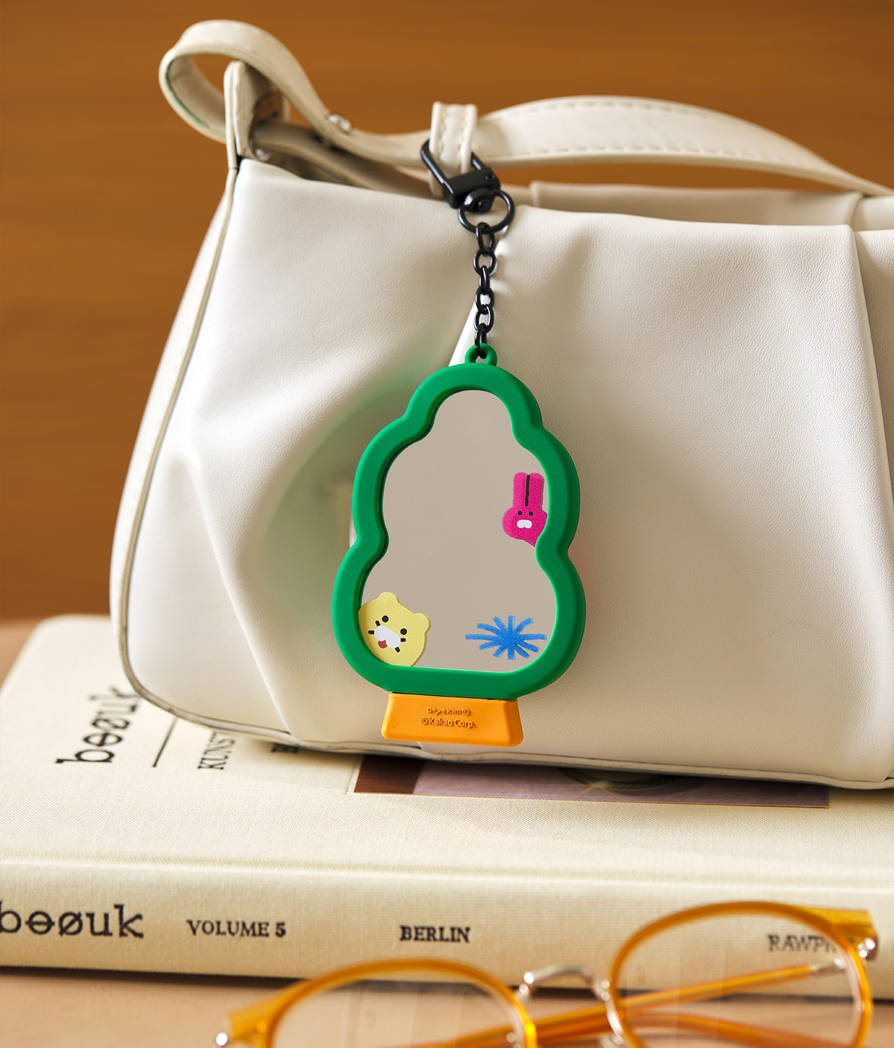 XFriends MiniMiroir Keychain Chunsik - Official Kakao Friends merchandise | Koolseoul
