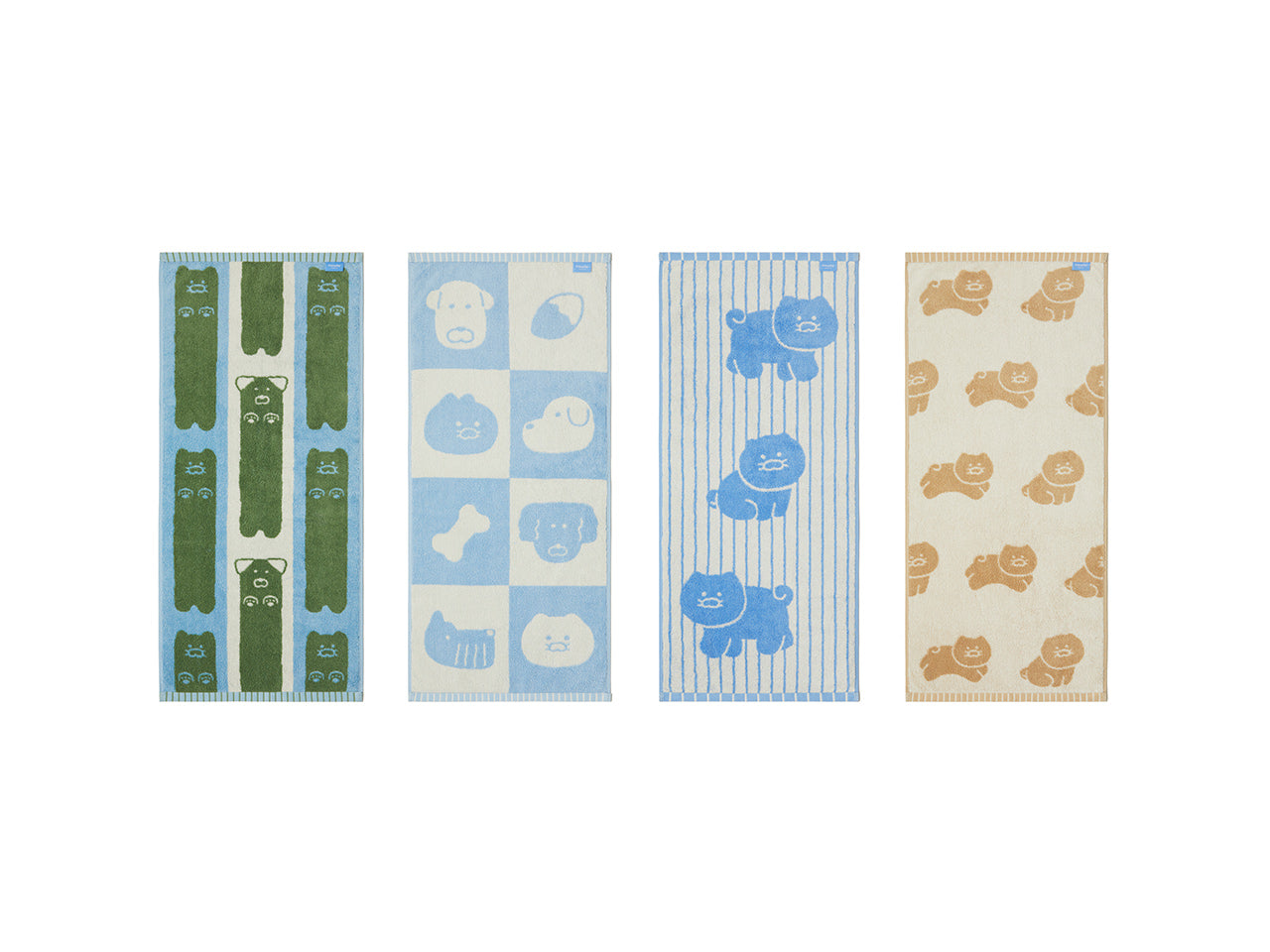 FRIENDAY 4P Set Chunsik Serviette - Korean kawaii Kakao Friends | Koolseoul