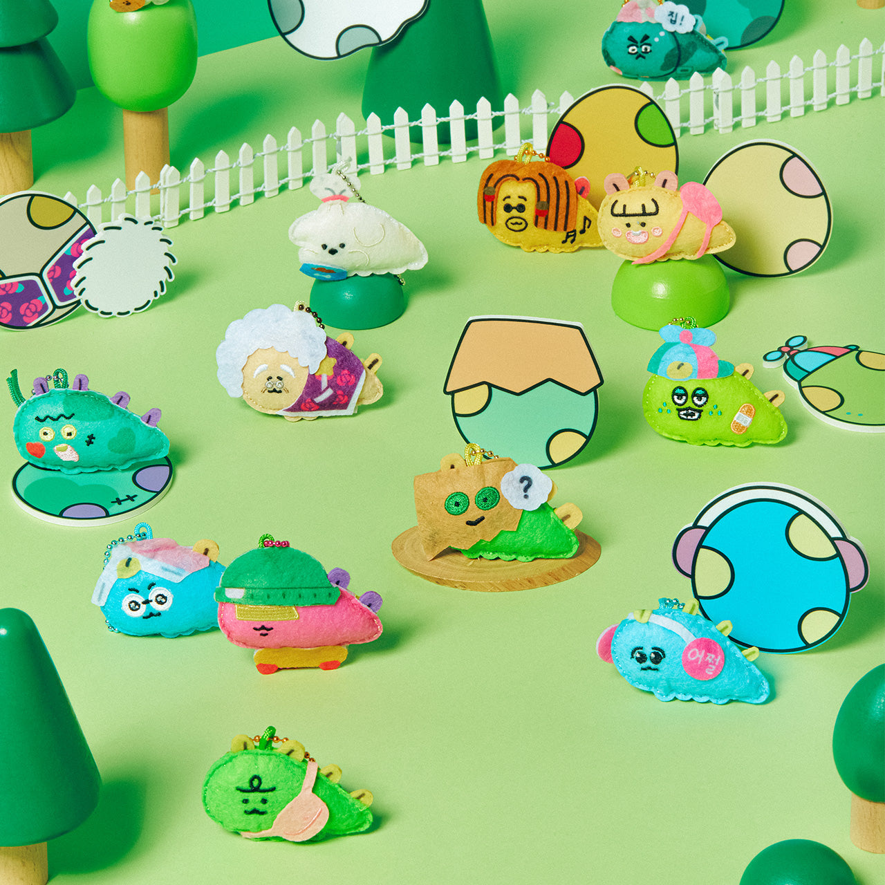 Keychain Plush - Official Kakao Friends merchandise | Koolseoul