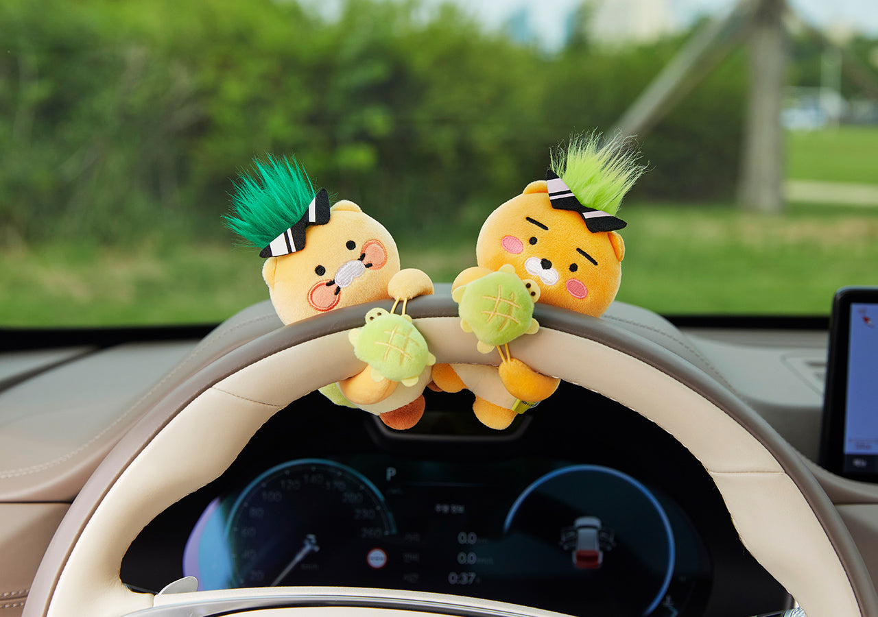 Plush Chunsik Car Accessory - Authentic Kakao Friends from Korea | Koolseoul