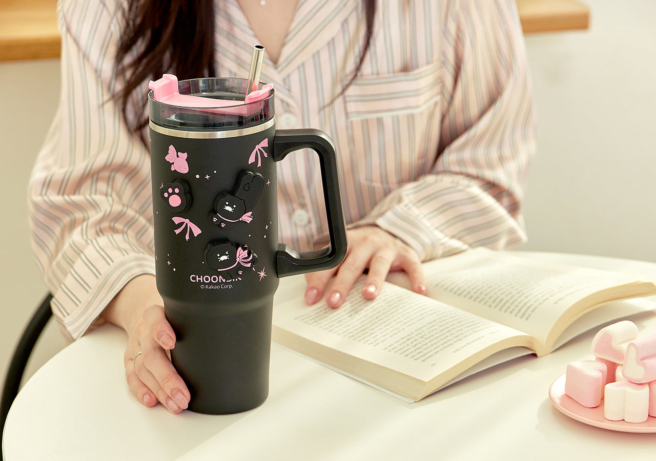 Black Magnet Tumbler - Official Kakao Friends merchandise | Koolseoul