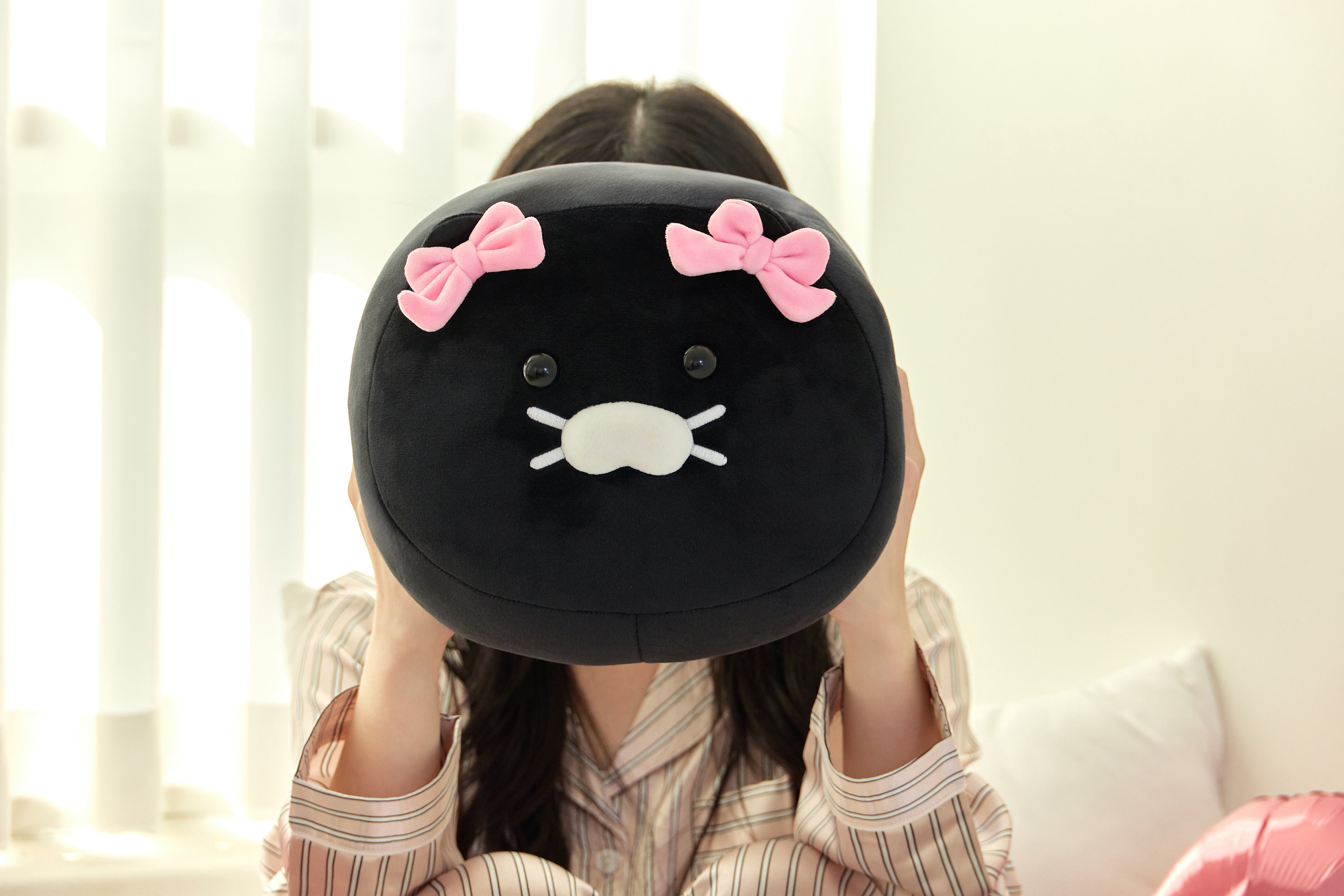Black Cushion - Authentic Kakao Friends from Korea | Koolseoul