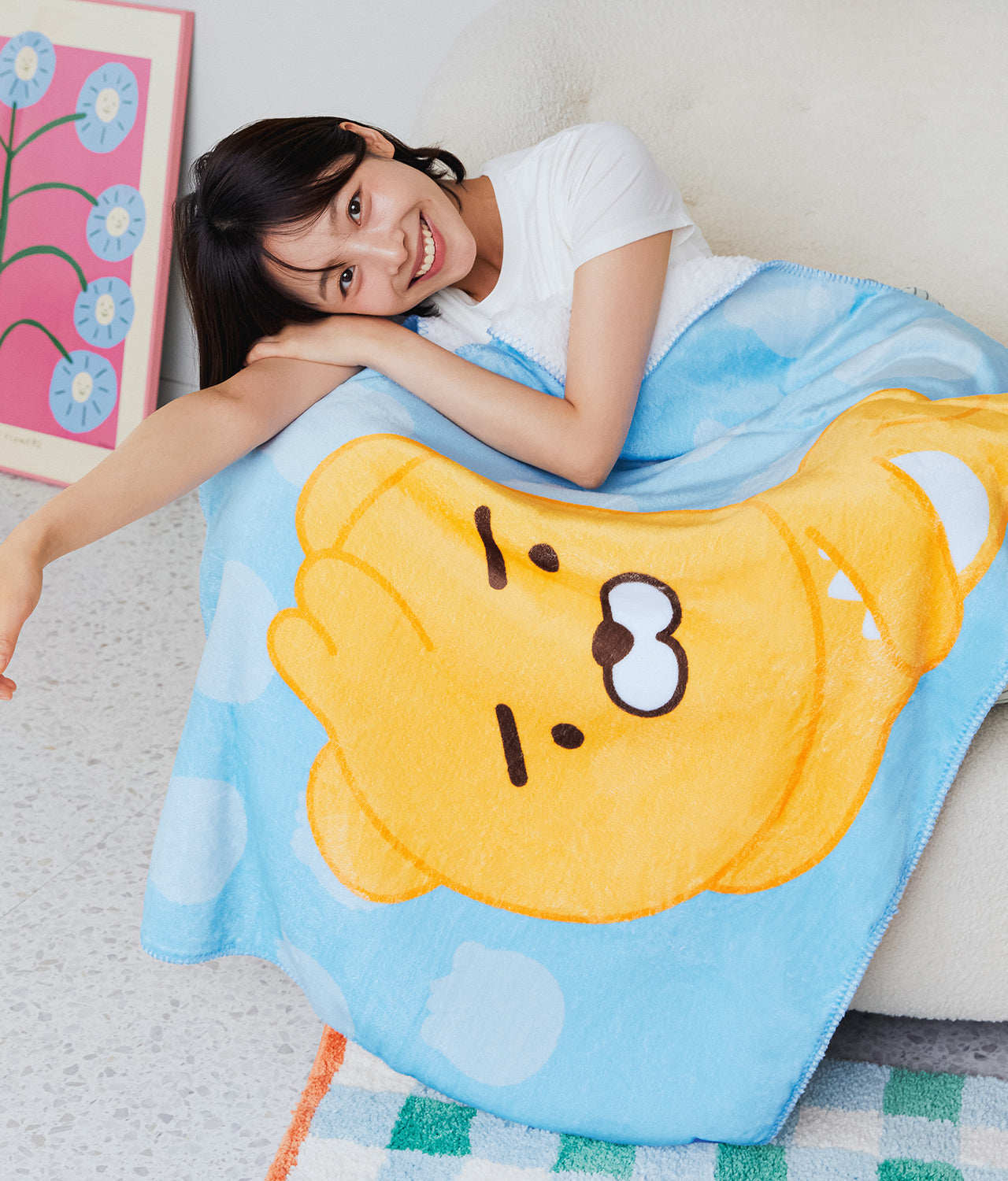 Blanket Little Ryan - Authentic Kakao Friends from Korea | Koolseoul