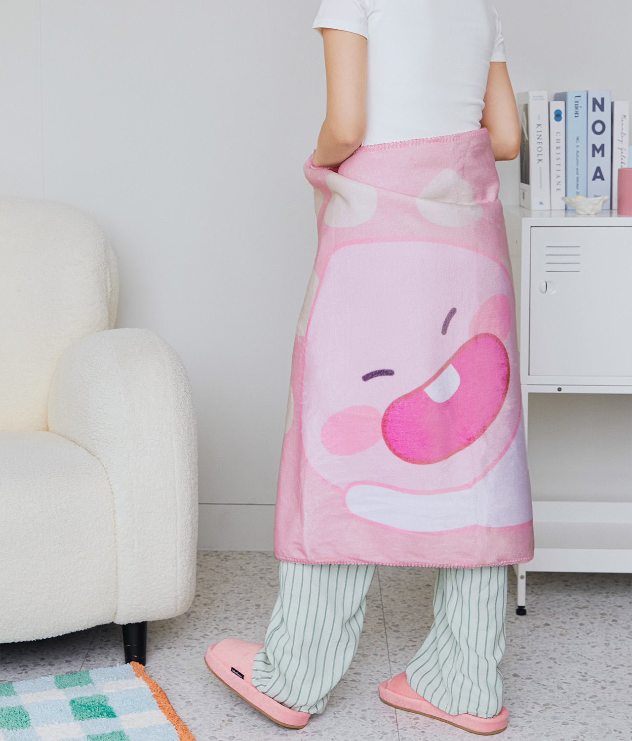 Blanket Little Apeach - Korean kawaii Kakao Friends | Koolseoul