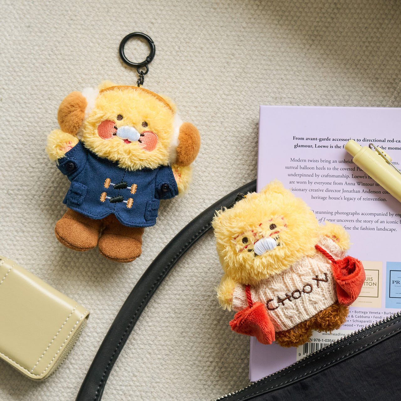 Keychain Plush (5 1) Chunsik - Korean kawaii Kakao Friends | Koolseoul