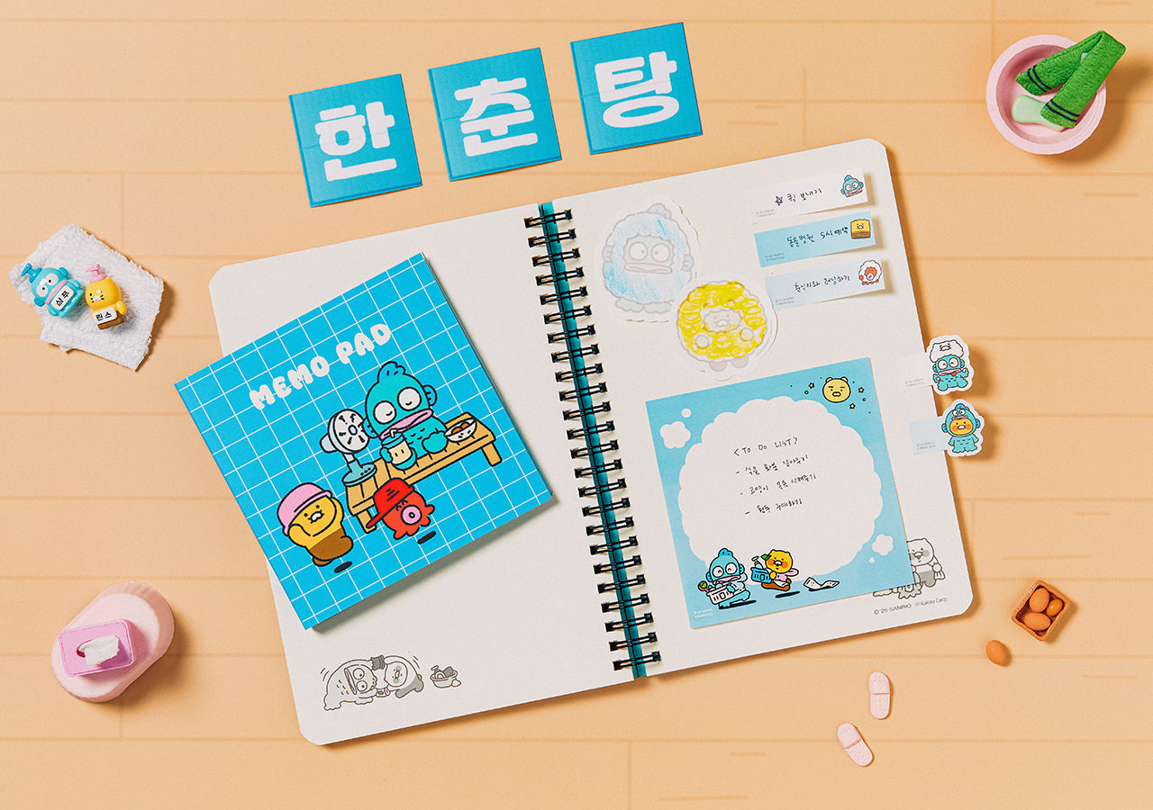 X Friends Bloc-notes Chunsik Stationery - Korean kawaii Kakao Friends | Koolseoul