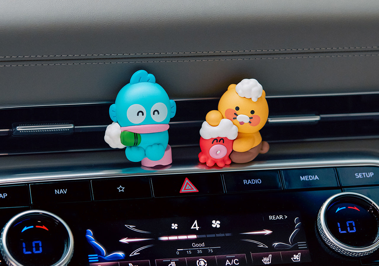 X Friends Car Air Freshener & Figurine Set Chunsik - Korean kawaii Kakao Friends | Koolseoul