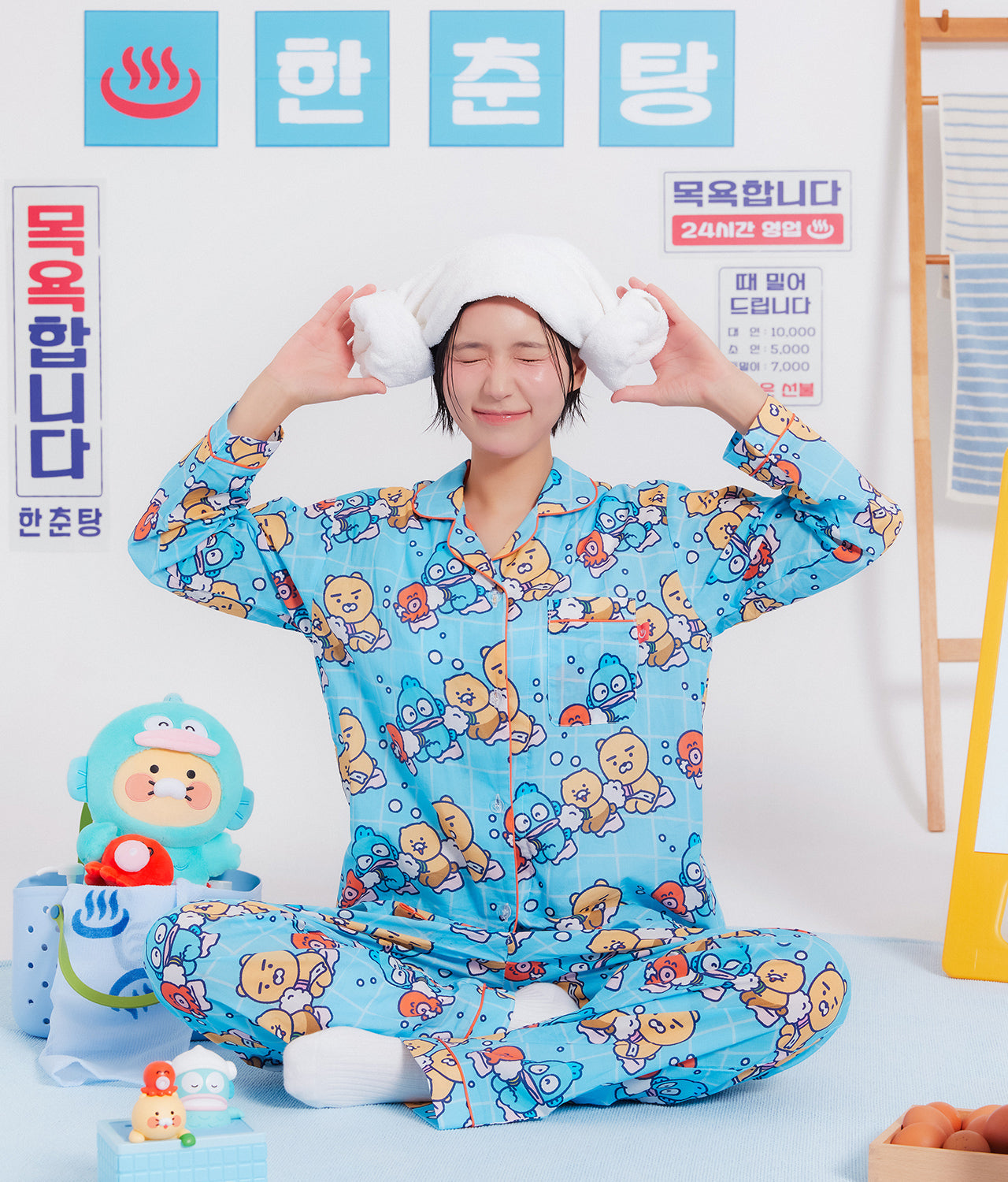 X Friends Women Pajamas Chunsik - Authentic Kakao Friends from Korea | Koolseoul