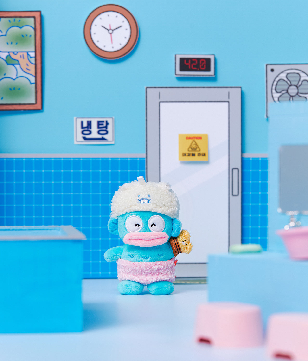 X Friends Keychain Plush Chunsik - Korean kawaii Kakao Friends | Koolseoul