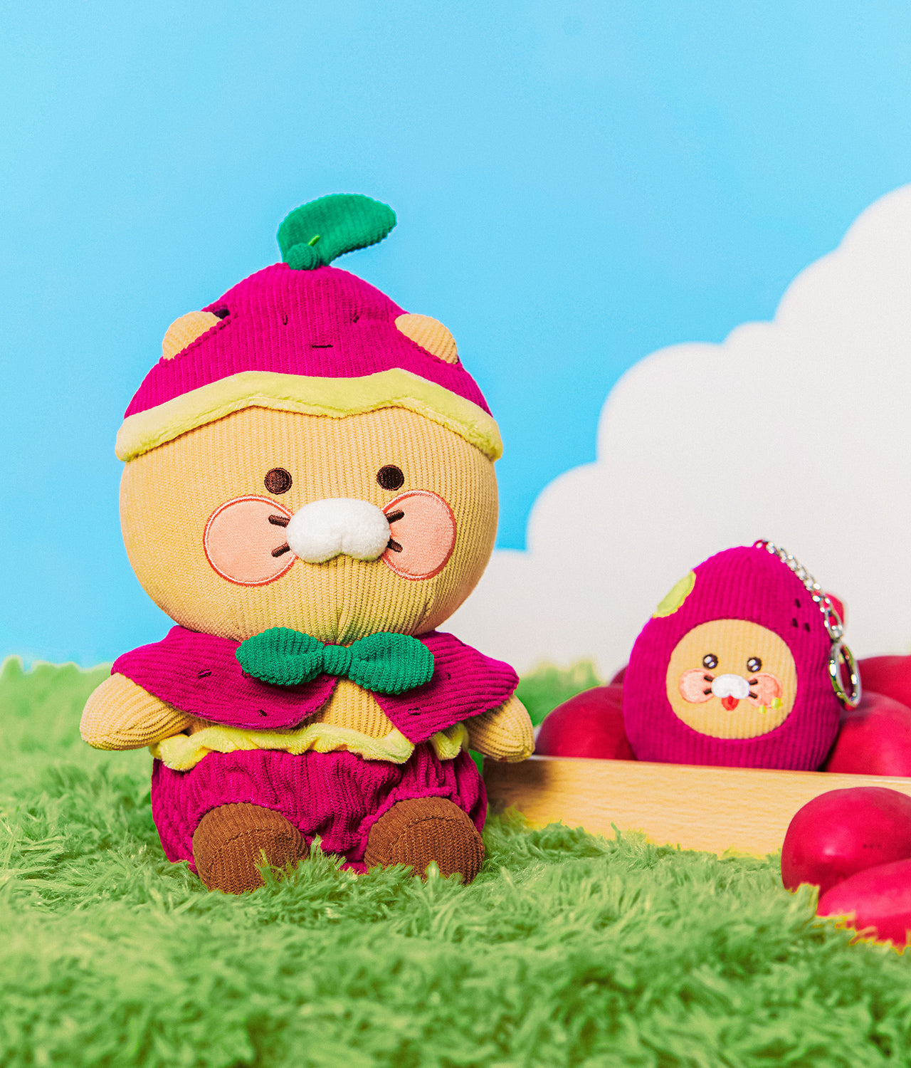 Keychain Plush Chunsik - Korean kawaii Kakao Friends | Koolseoul