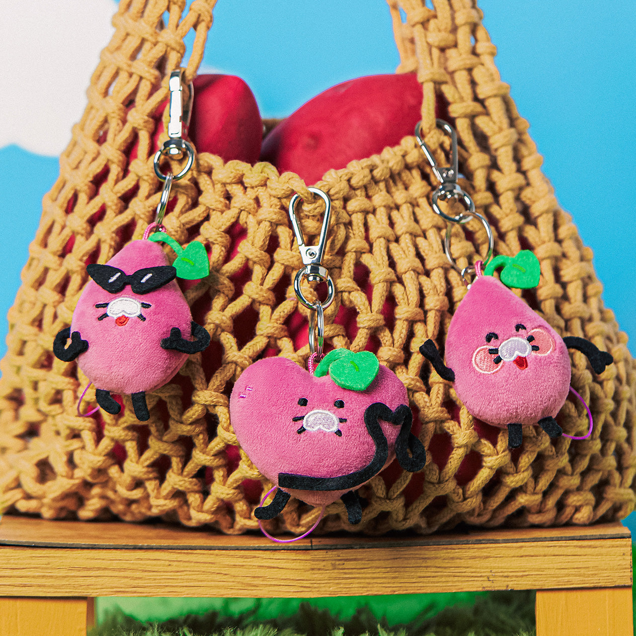 Mini Keychain Plush - Authentic Kakao Friends from Korea | Koolseoul