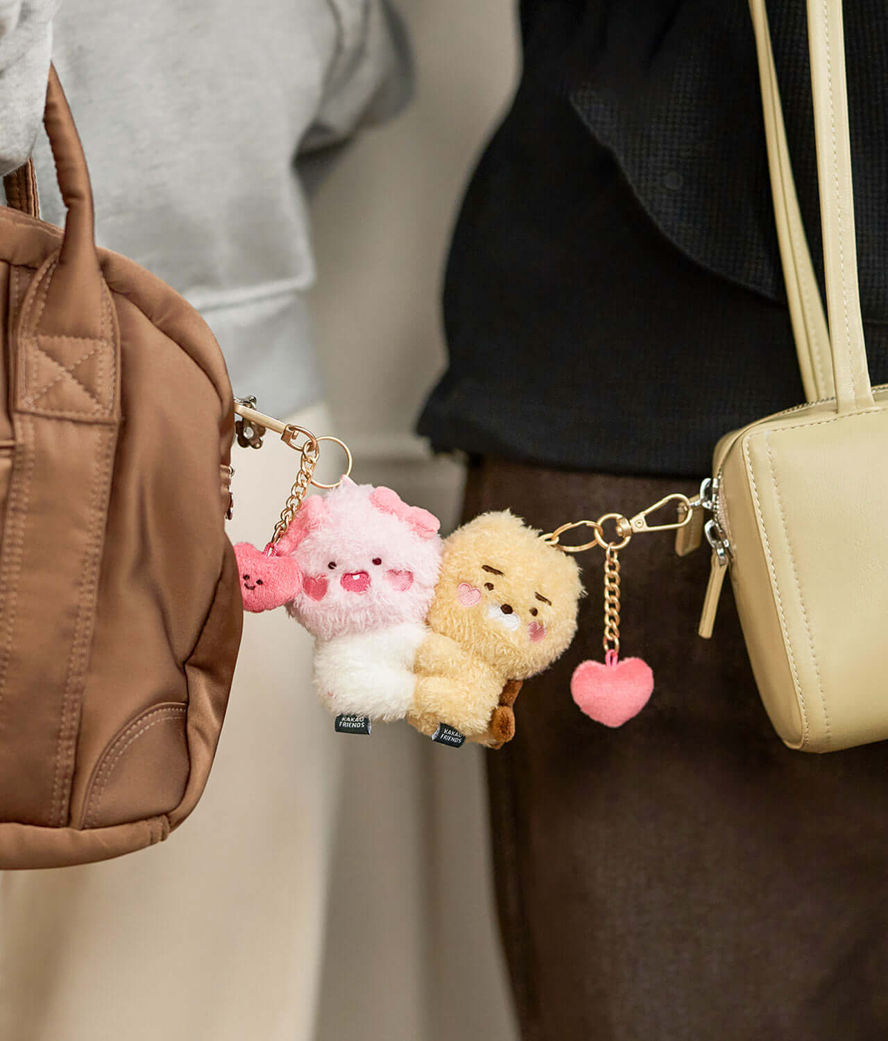 Kakao Friends Little Ryan Plush Keyring Set