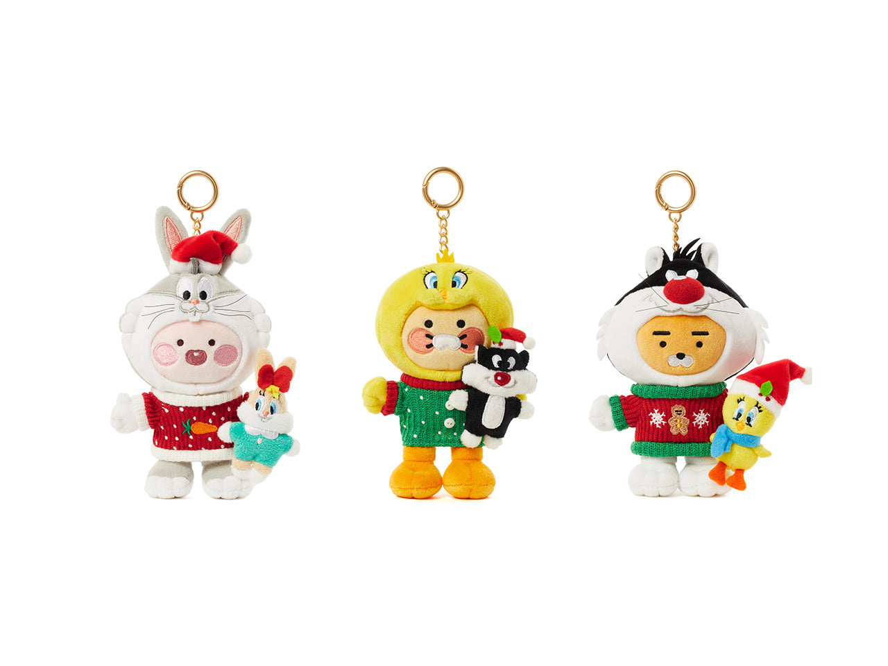 X Friends Keychain Plush Ryan - Official Kakao Friends merchandise | Koolseoul