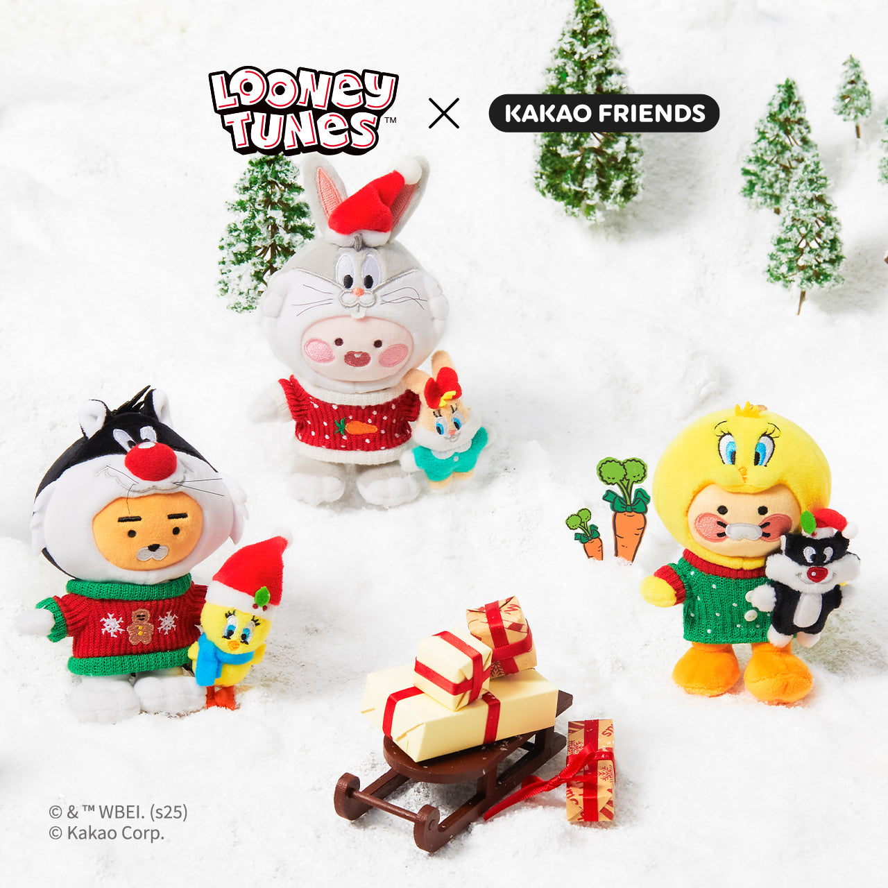 X Friends Keychain Plush Ryan - Korean kawaii Kakao Friends | Koolseoul