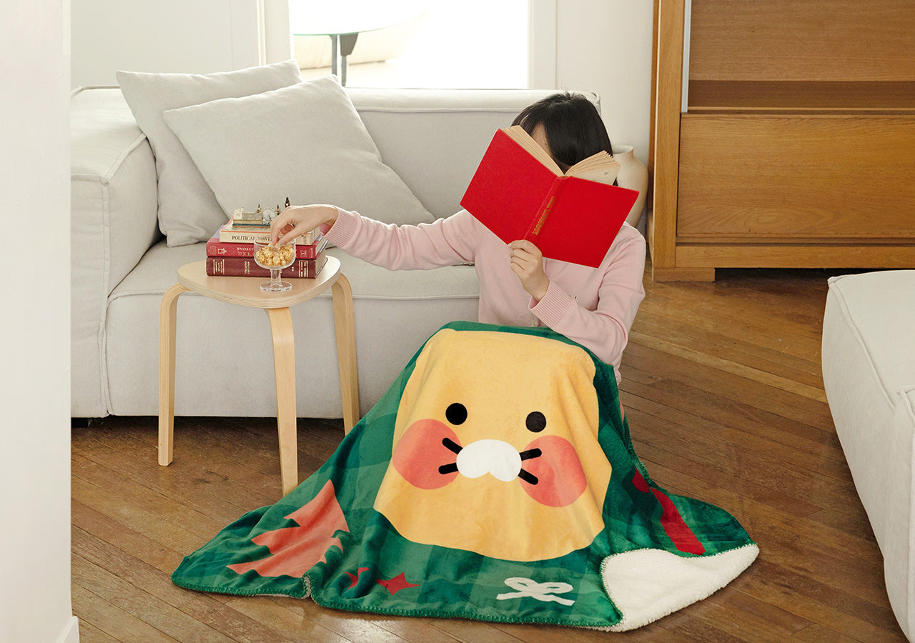 Chunsik Blanket Pouch Set - Official Kakao Friends merchandise | Koolseoul