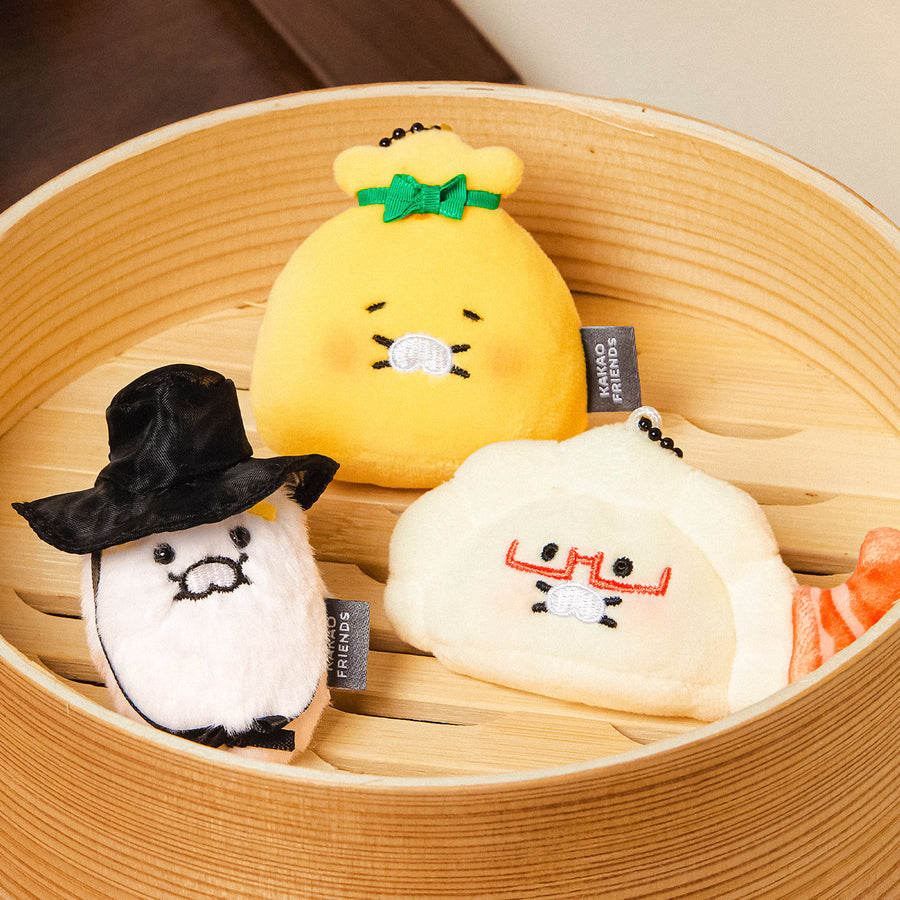 Kakao Friends - Keychain Plush 3p Set Chunsik