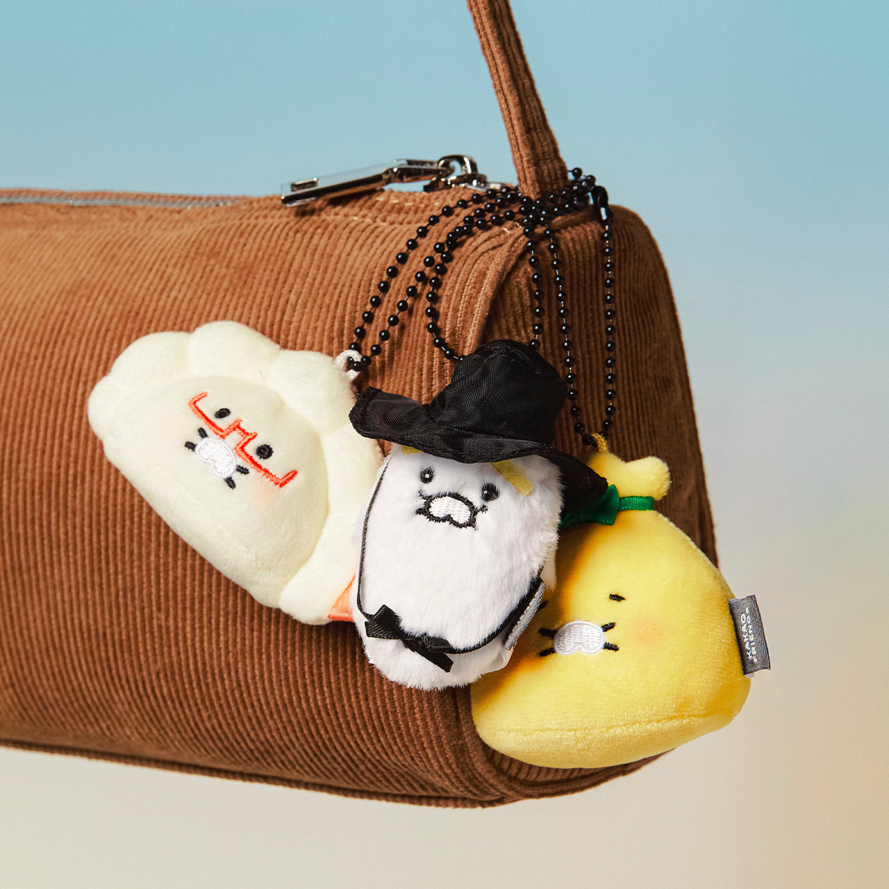Keychain Plush 3P Set Chunsik - Authentic Kakao Friends from Korea | Koolseoul