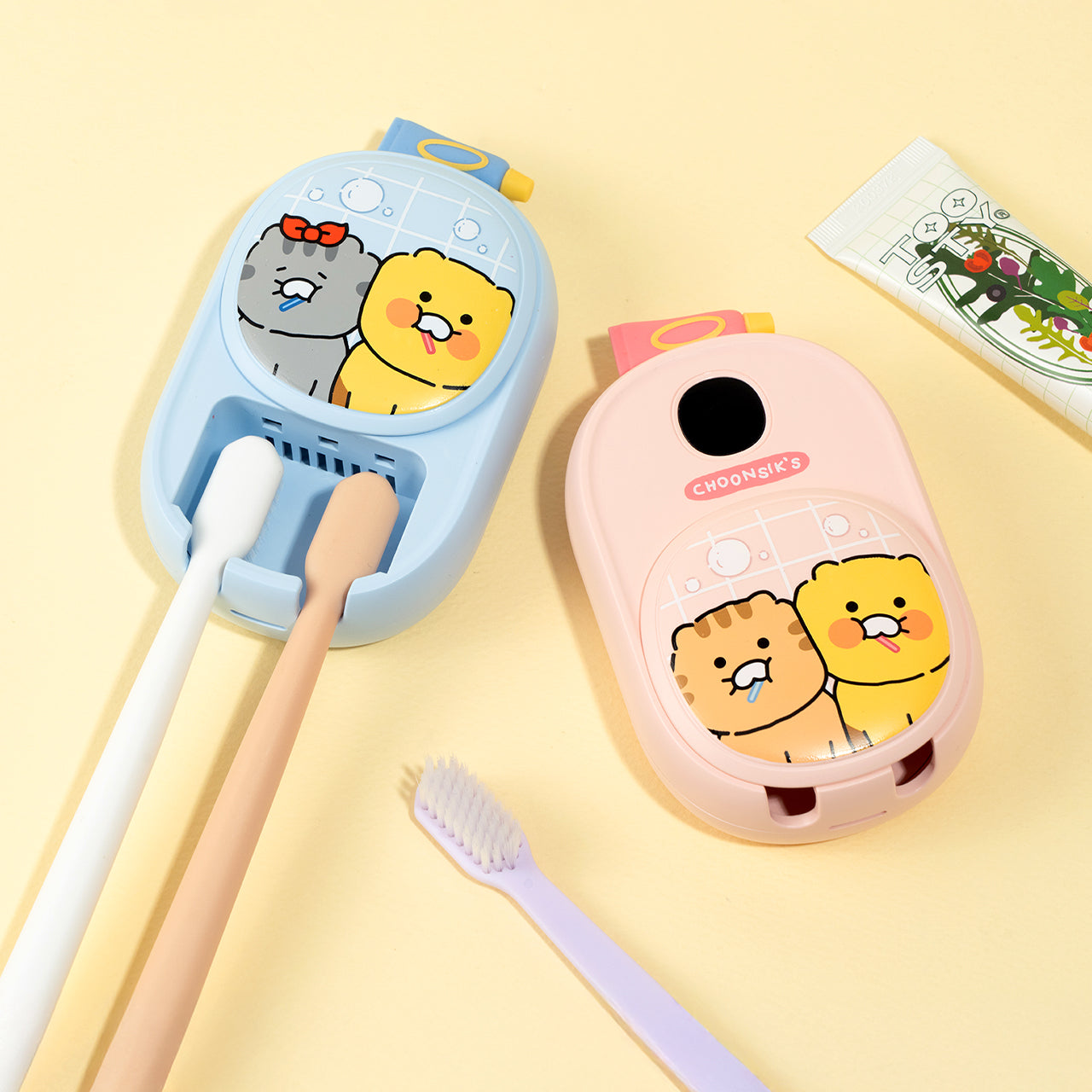 Friends Toothbrush Rose Hygiene - Korean kawaii Kakao Friends | Koolseoul