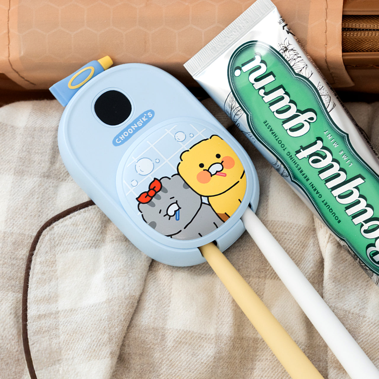 Friends Toothbrush Blue Hygiene - Official Kakao Friends merchandise | Koolseoul