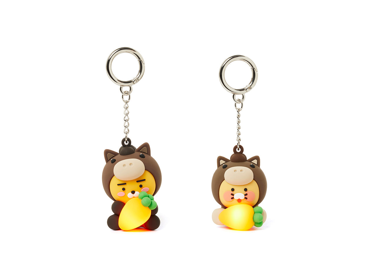 LED Figurine Keychain Ryan - Authentic Kakao Friends from Korea | Koolseoul