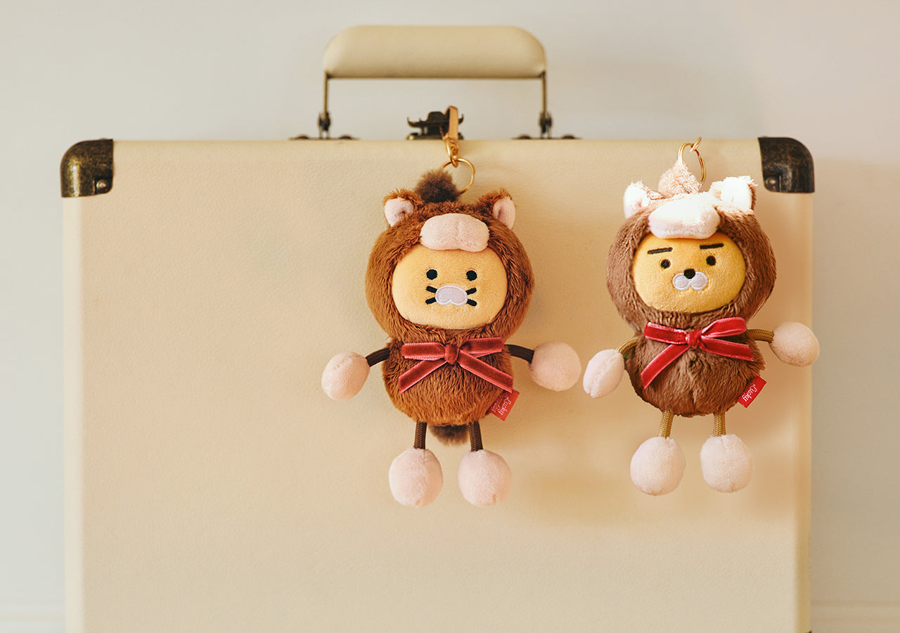 Keychain Plush Ryan - Authentic Kakao Friends from Korea | Koolseoul