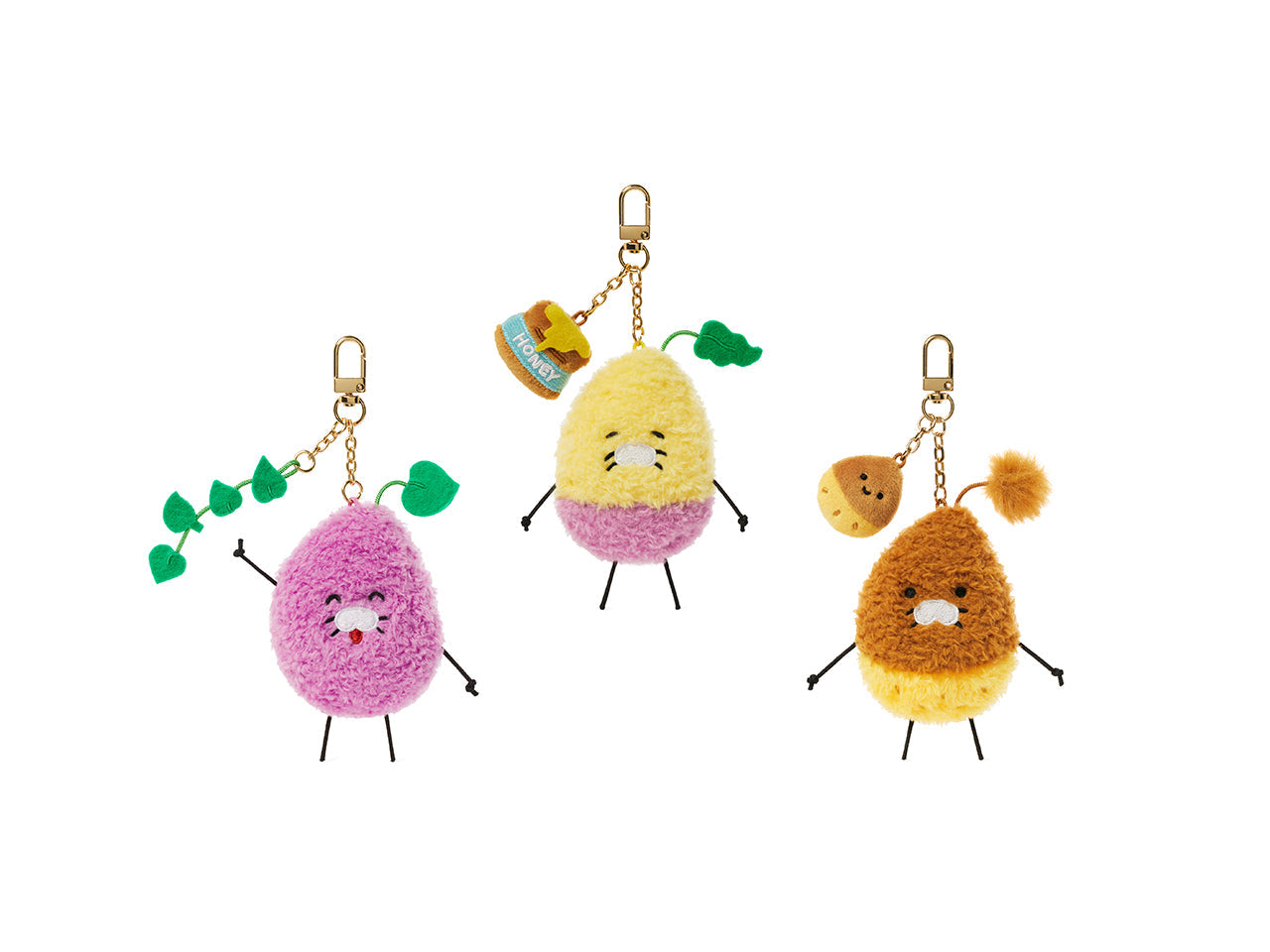 Mini Keychain Plush - Authentic Kakao Friends from Korea | Koolseoul