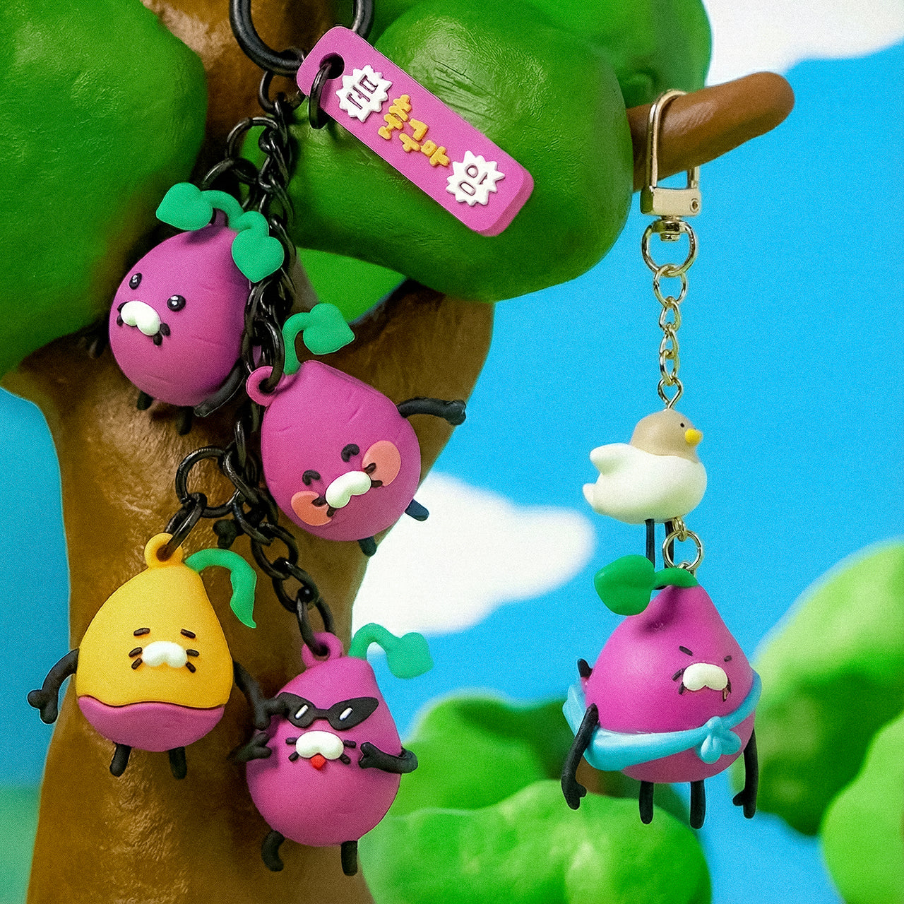 Figurine Keychain - Korean kawaii Kakao Friends | Koolseoul