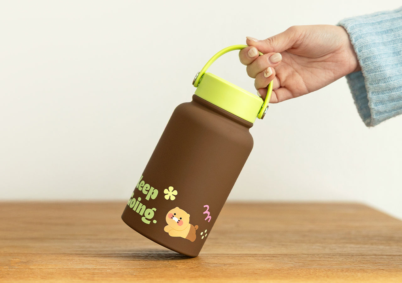 Chunsik Tumbler Brown - Authentic Kakao Friends from Korea | Koolseoul