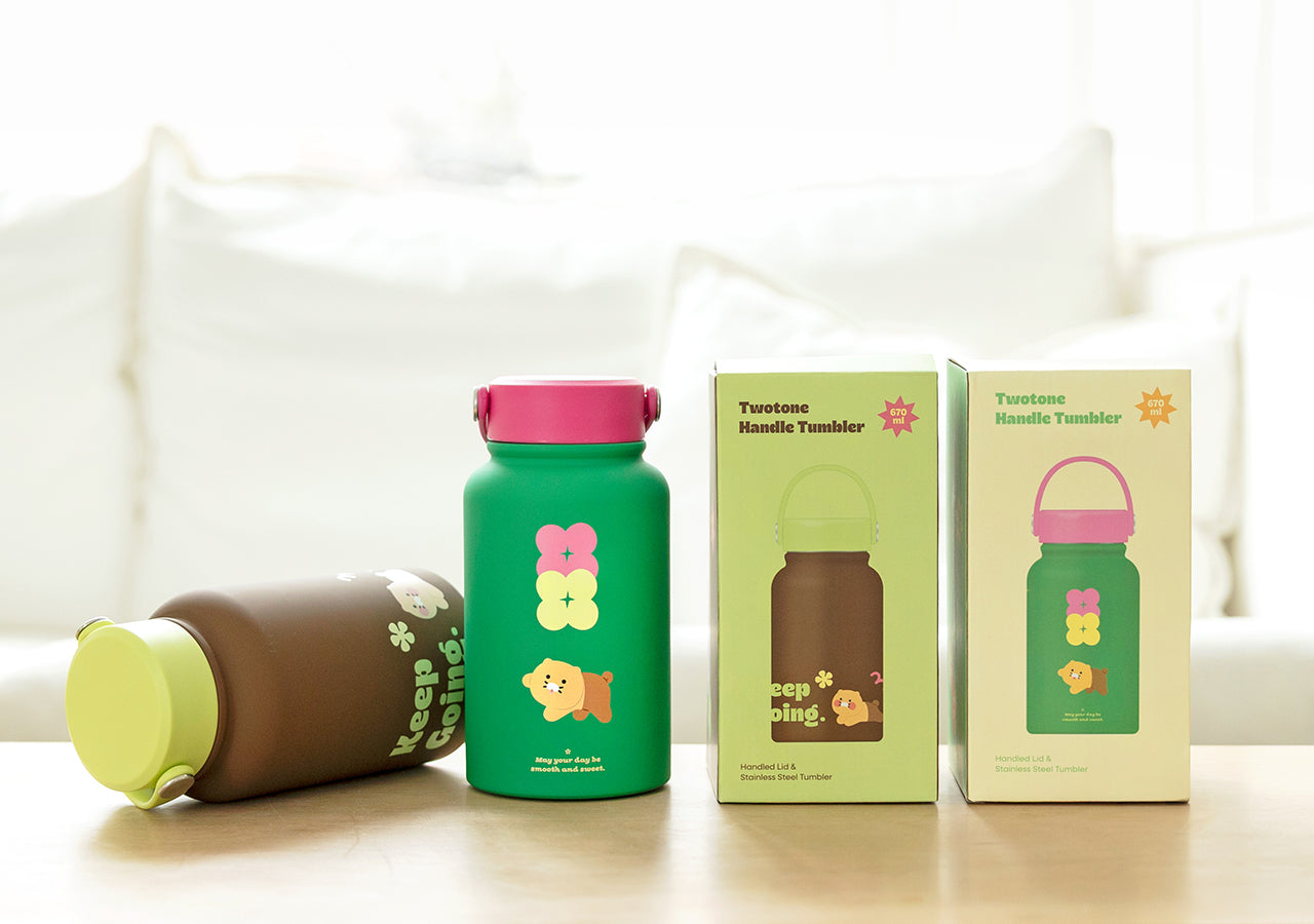 Chunsik Tumbler Brown - Official Kakao Friends merchandise | Koolseoul
