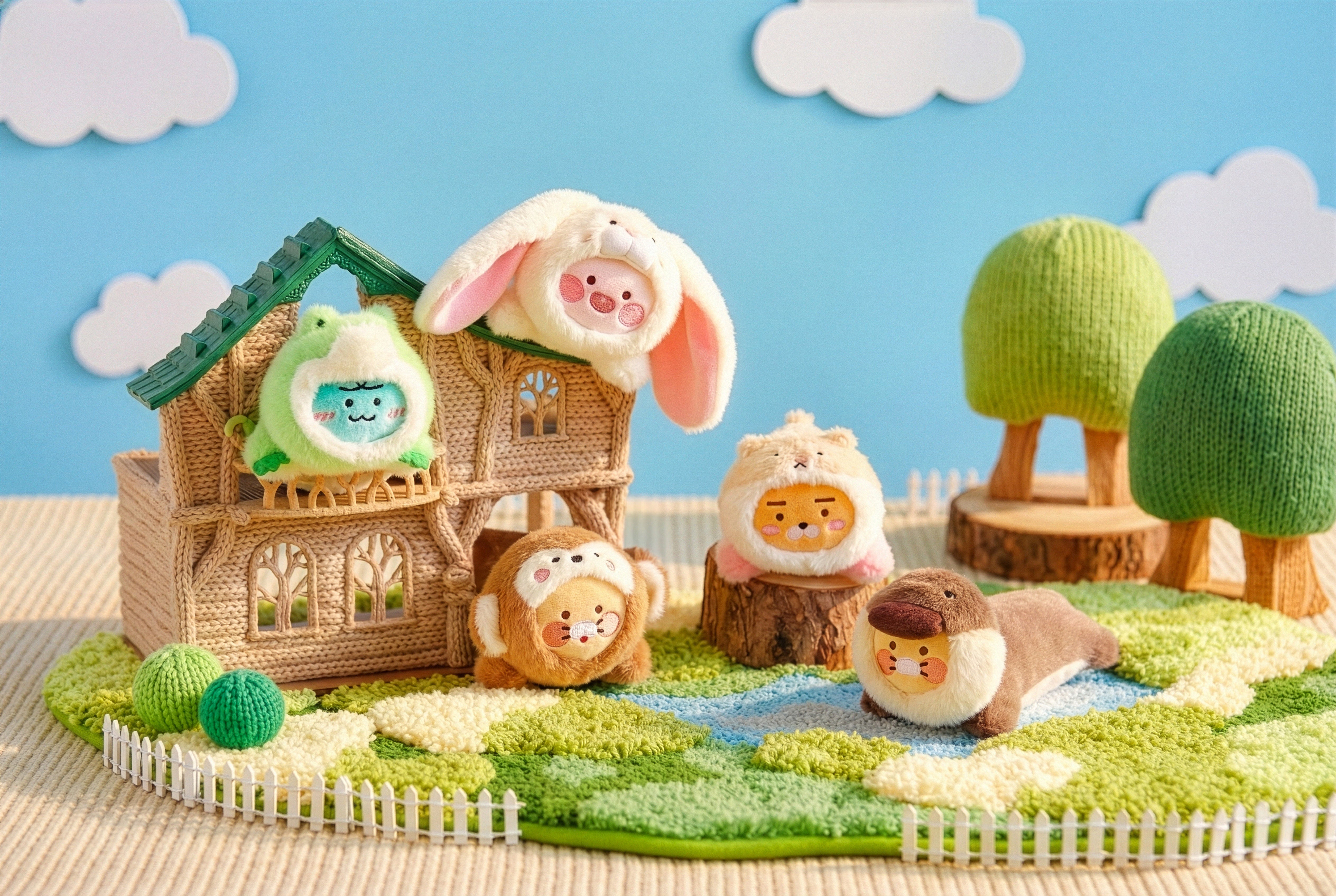 Friendzoo MiniPeluche Baby Chunsik Mini Plush - Korean kawaii Kakao Friends | Koolseoul