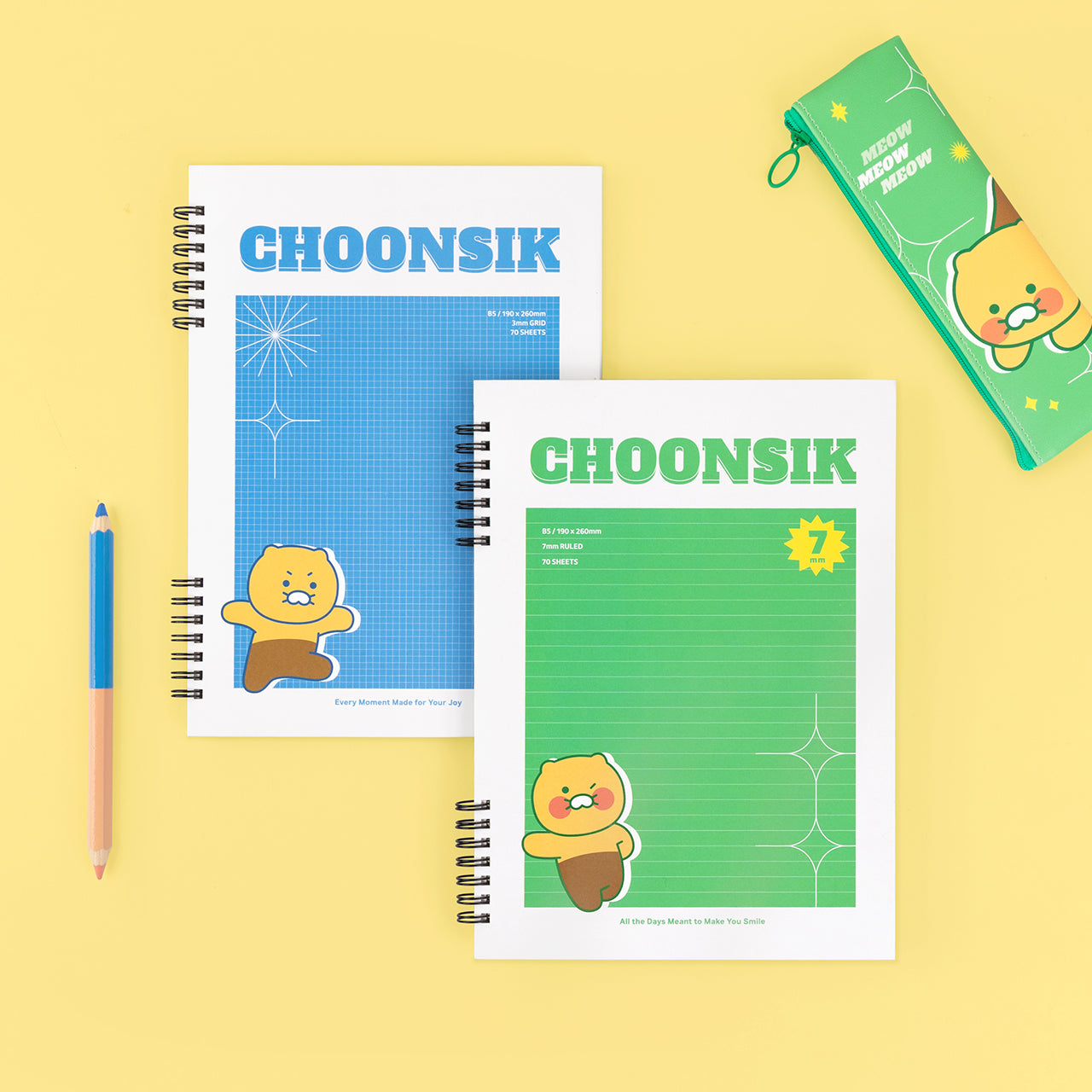 Chunsik Notebook Stationery - Authentic Kakao Friends from Korea | Koolseoul