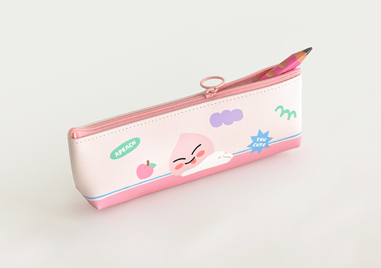Pencil Case Apeach Stationery - Korean kawaii Kakao Friends | Koolseoul