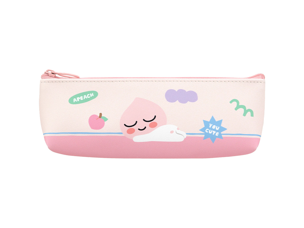 Pencil Case Apeach Stationery - Authentic Kakao Friends from Korea | Koolseoul