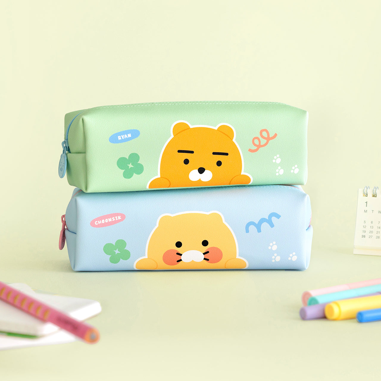 Pencil Case Ryan Stationery - Authentic Kakao Friends from Korea | Koolseoul