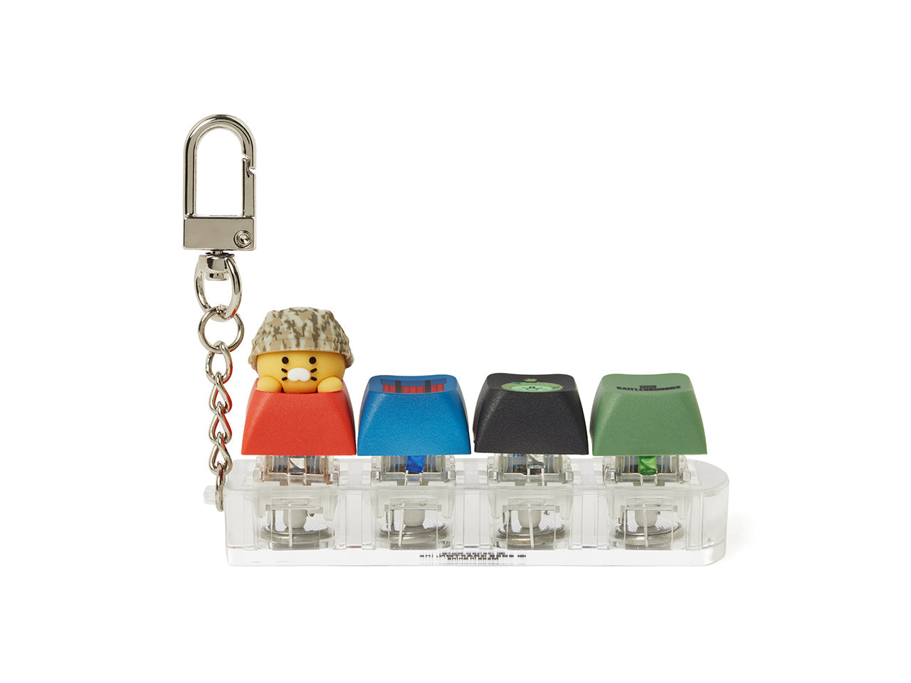 XFriends LED CasquettePorte-cles Red Friends Keychain - Korean kawaii Kakao Friends | Koolseoul