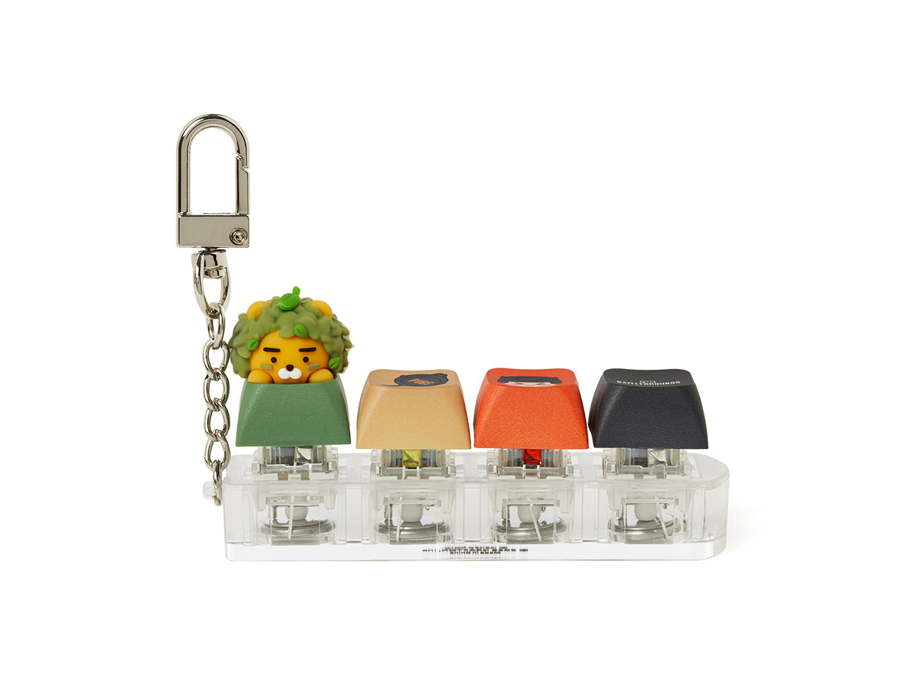 XFriends LED CasquettePorte-cles Green Friends Keychain - Korean kawaii Kakao Friends | Koolseoul